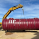 Underground storage tank prior to installation