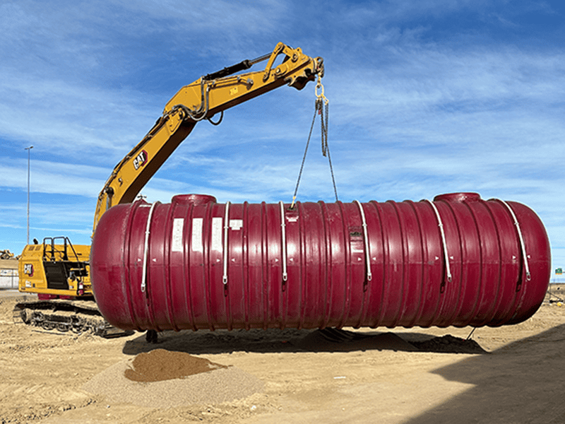 Applegreen progress 13 Underground storage tank prior to installation